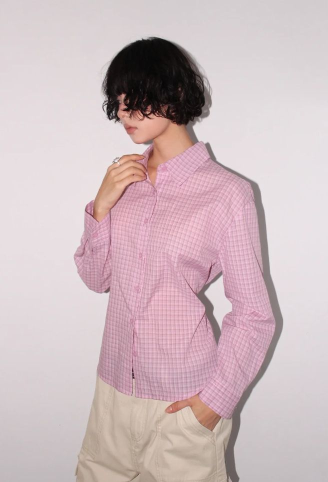 BACK STRAP CHECK SHIRT