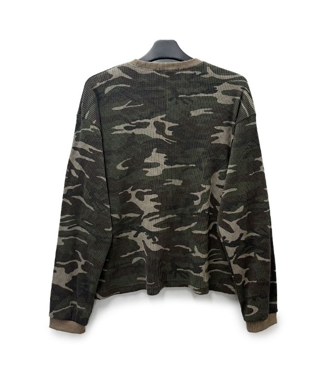 Demei Camo Waffle Long Sleeve