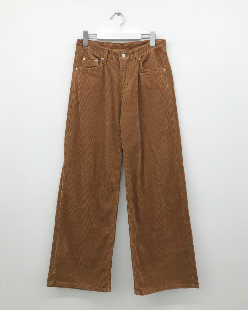 Caramel corduroy pants (3color)