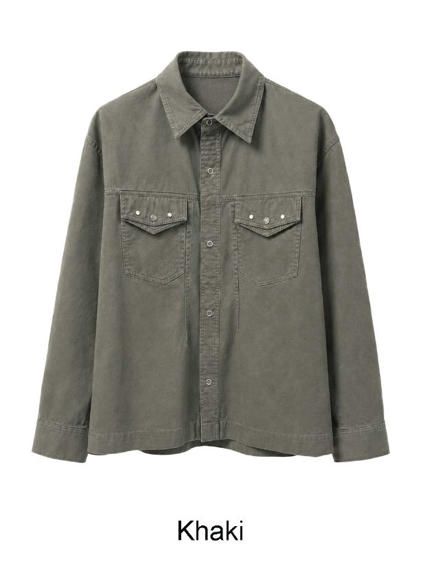 Bedin Stone Washed Western Shirt