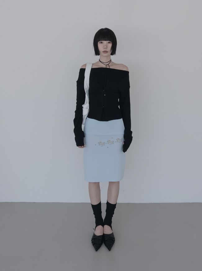 Pouch Midi Skirt