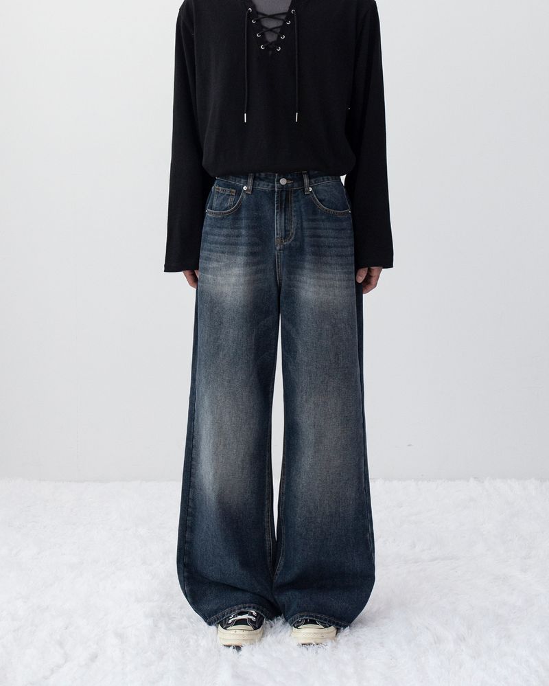 YOURNUS（ユアナス）の「26FW★ Bleach Flare Wide Denim（Pants）」