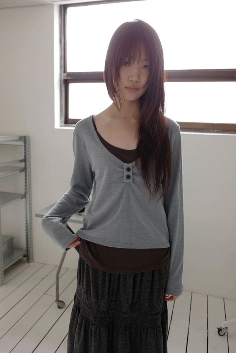 breeze layered knit T (3c)