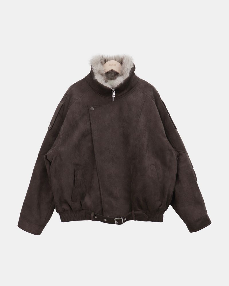 Zdin Fur Suede Shearling Jumper
