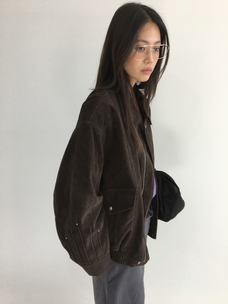 Western Suede Blouson (2color)