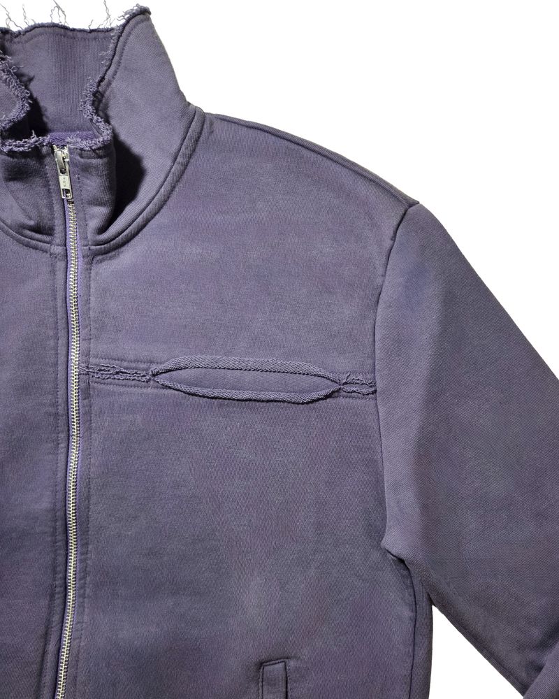 WASHED ZIPUP SHADOW PURPLE