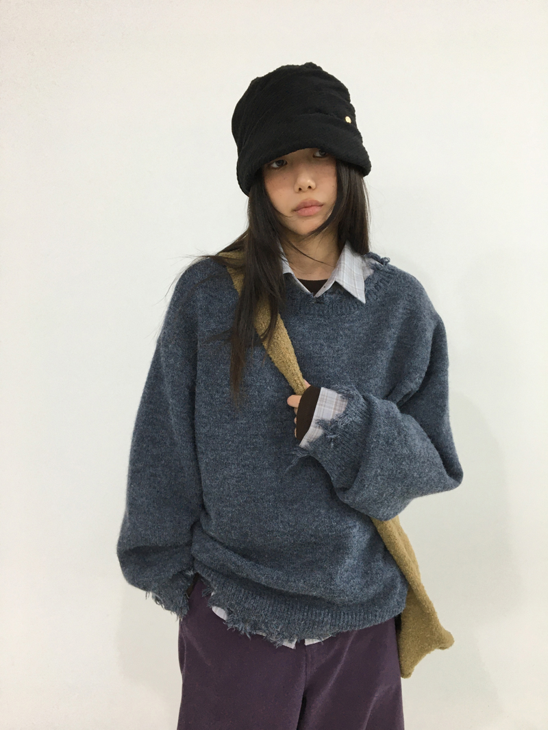 Laru Damage Knit (3color)