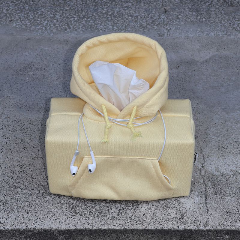 フーディー バディ ティッシュ ケース (Butter) 