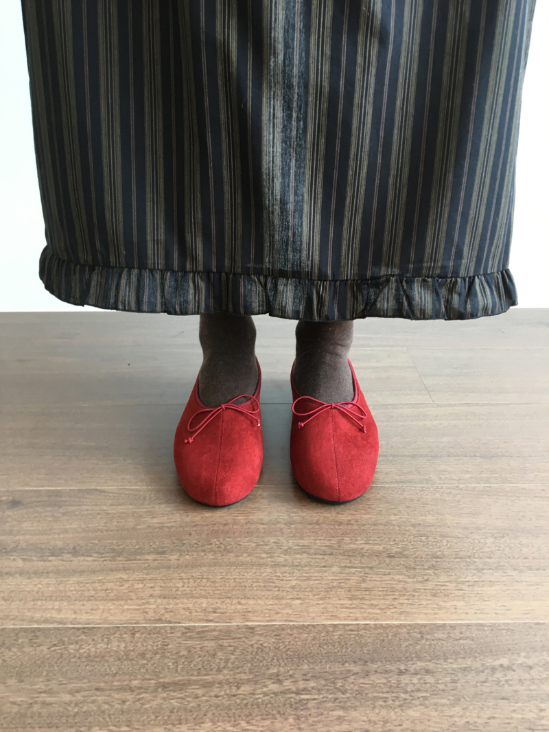 Odette Bow flat shoes (3color)