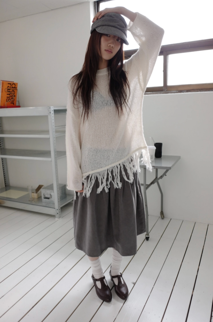callhag（コールハグ）の「スノーフリンジニット (2c)（トップス）」