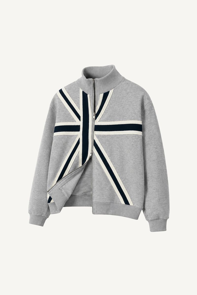 Union Embroidery Cotton Zip-up