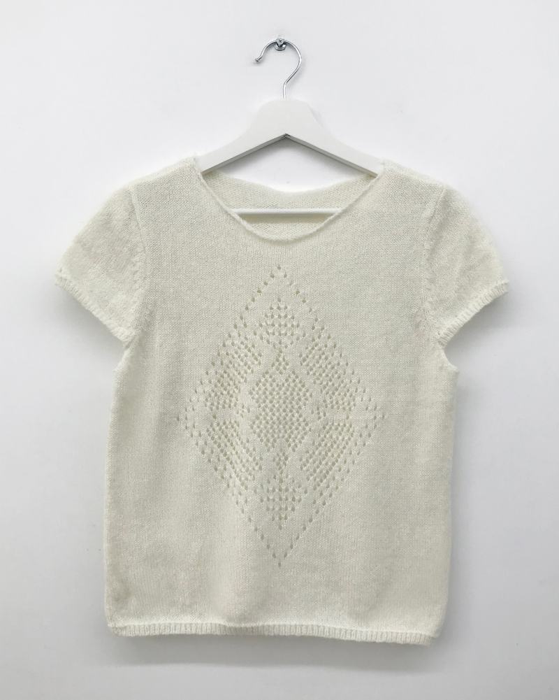 Boucla short-sleeve knit (4color)