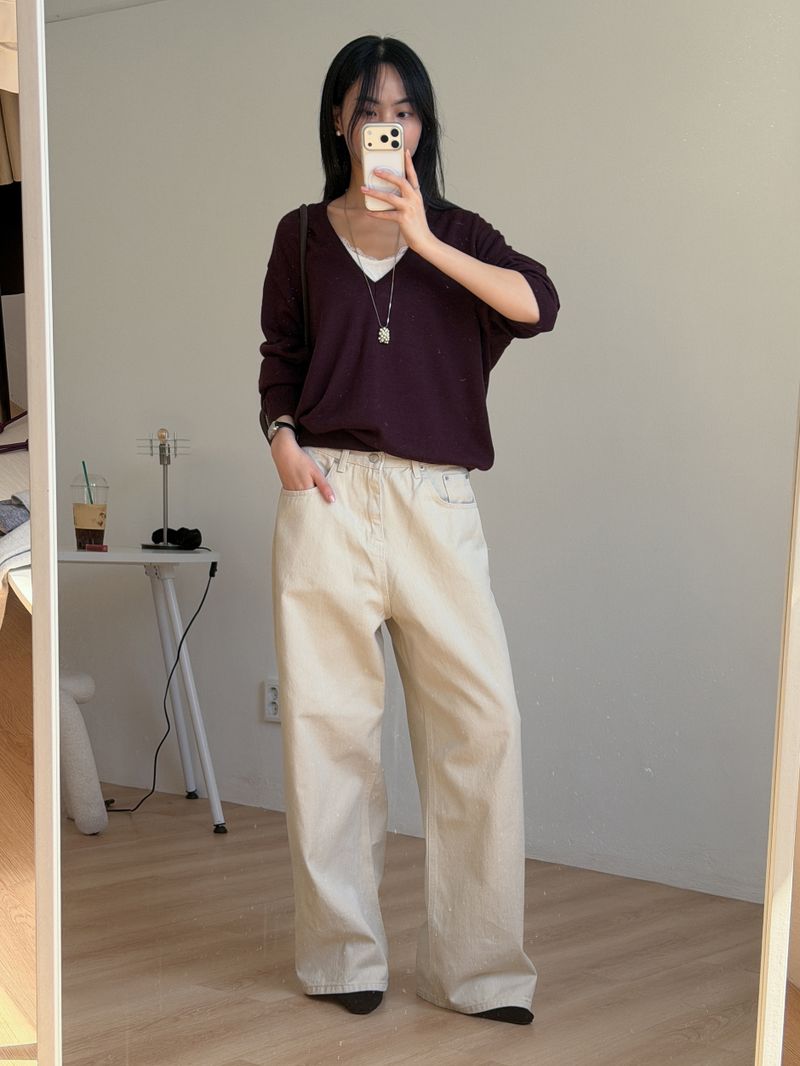 802 Bio Wide Denim Pants