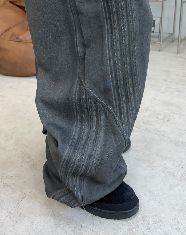 Ciel Washed Cutout Track Pants
