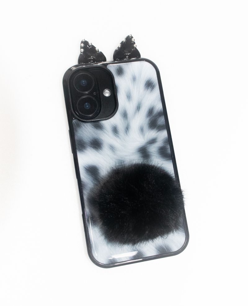 Naughty Kitty Case (Leopard Black)