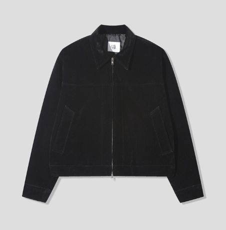 Salton Velvet Suede Zip Crop Blouson