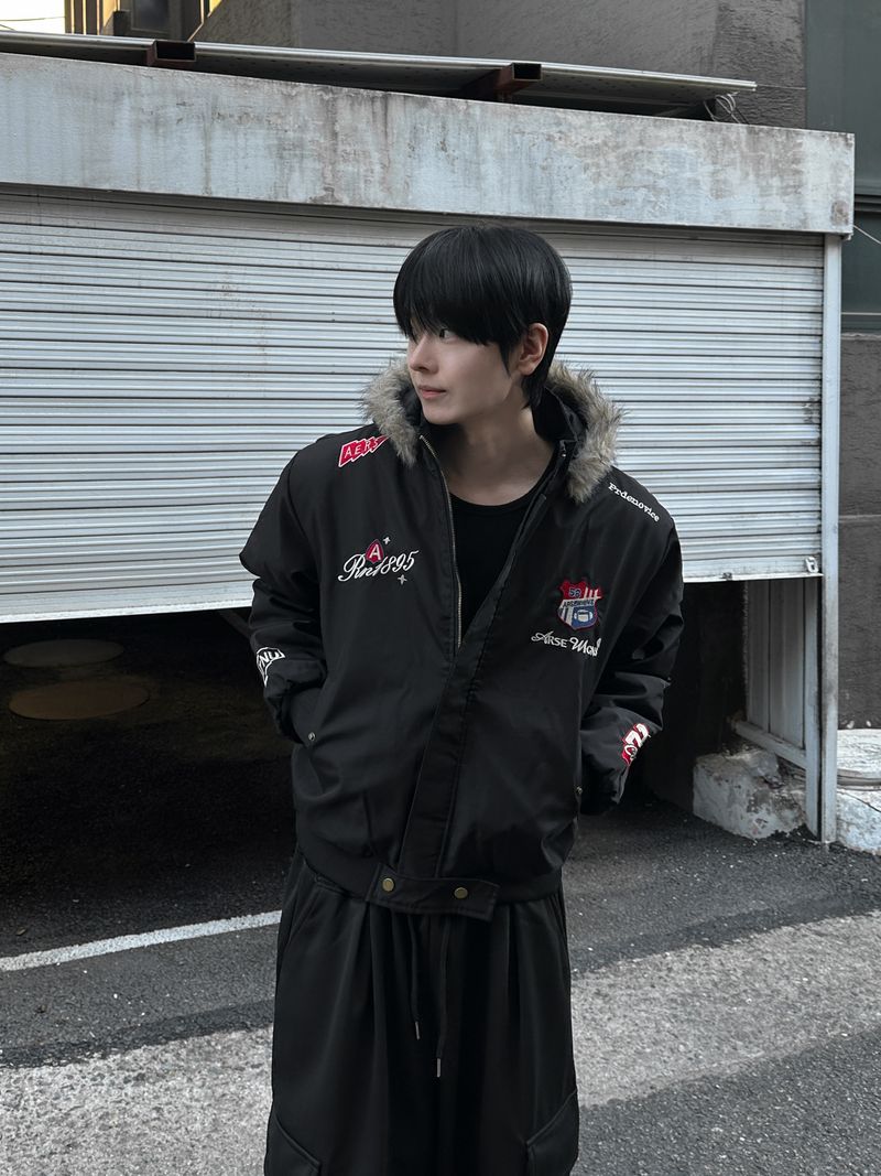 WHAT A LOOK（ワット ア ルック）の「セリン フーデッド ショート パディング（ジャケット/アウター）」