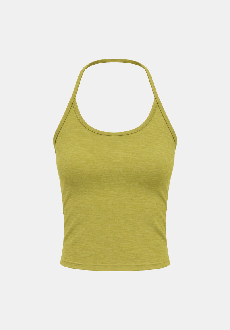 Luna Slim Halter Sleeveless Top