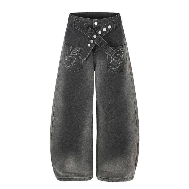 Cozy&Kitsch（コージーアンドキッチ）の「ロキシークロスベルトエンブロイダリーバルーンジーンズ（パンツ）」