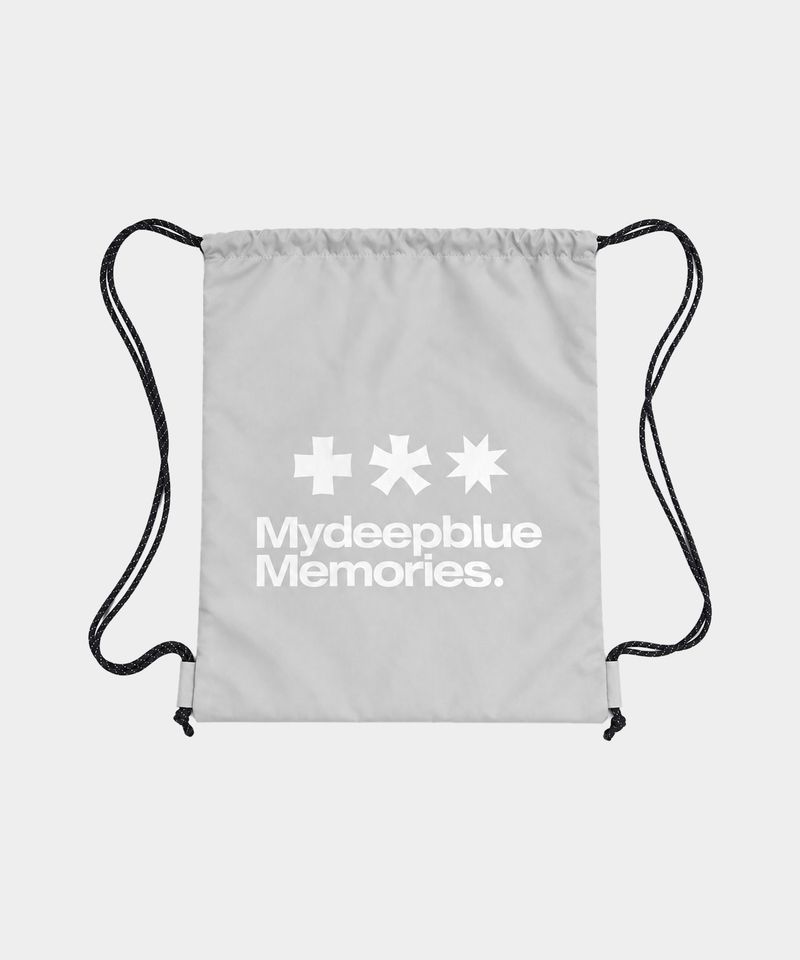 MM LOGO GYM SACK (GREY, BLACK)