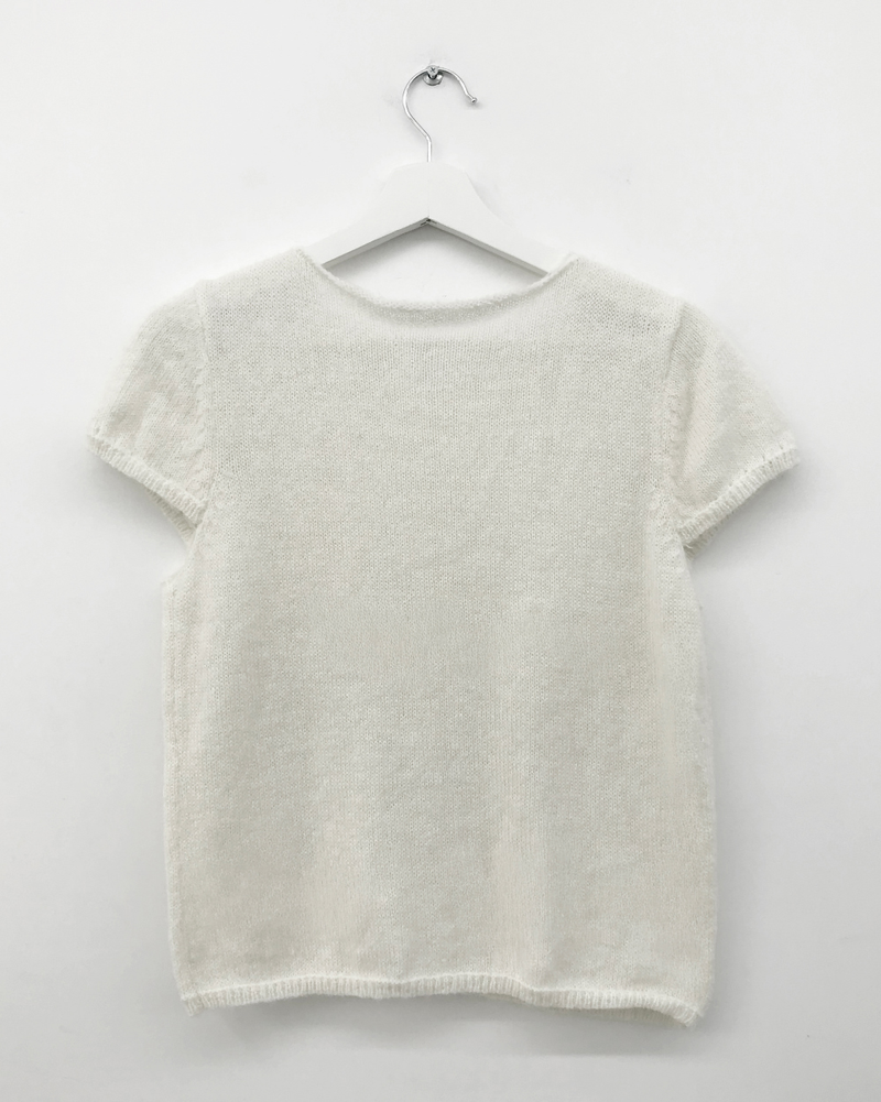 Boucla short-sleeve knit (4color)
