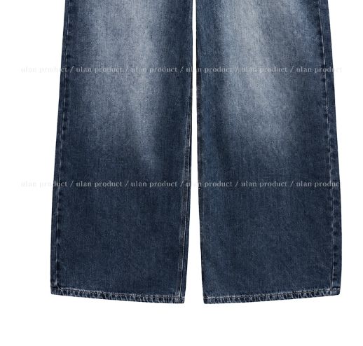 Mored Back Pocket Wide Denim Pants