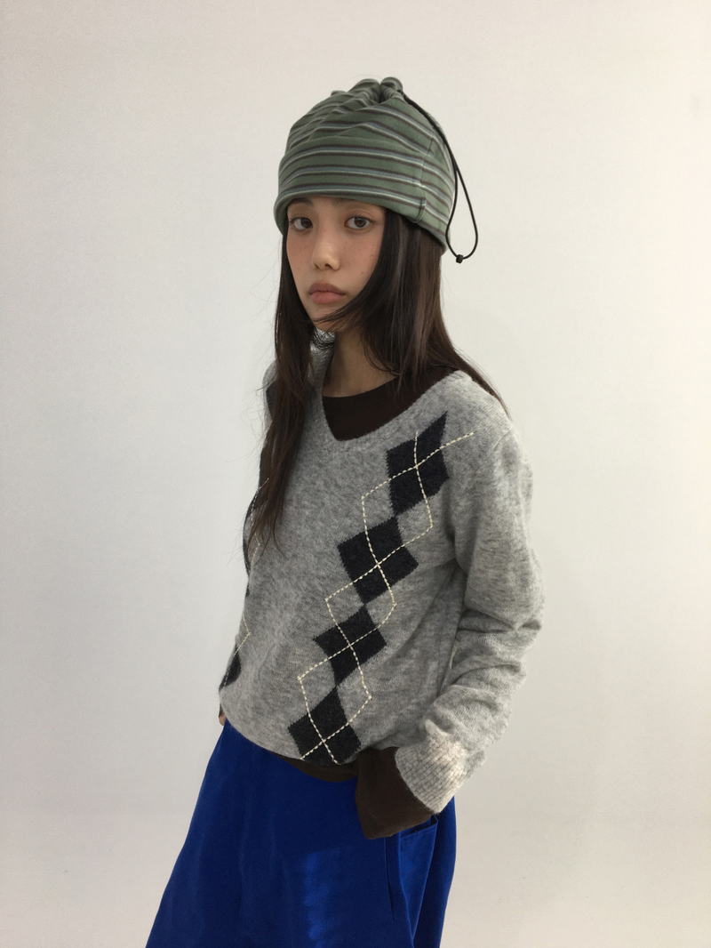 セリル ストリング フリース ビーニー (4color)