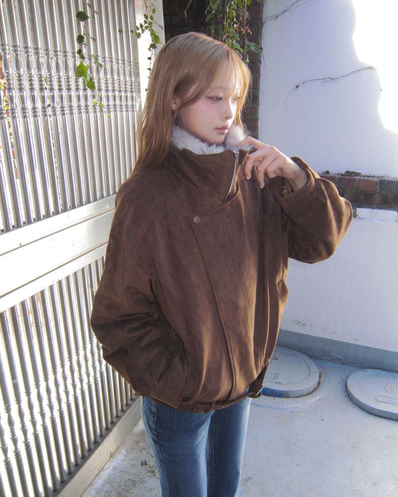 Zdin Fur Suede Shearling Jumper