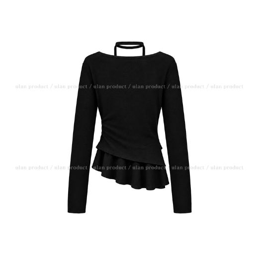 Ander Shirred Flare Wrap Knit
