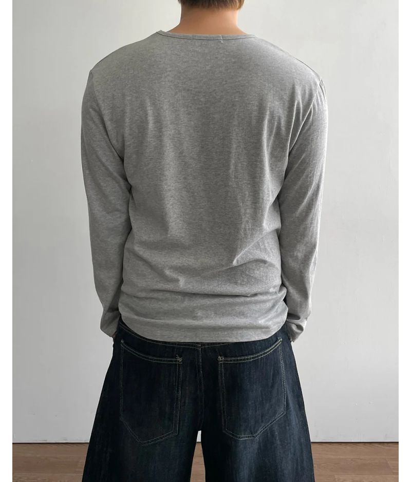 Normal Standard U-Neck Long Sleeve