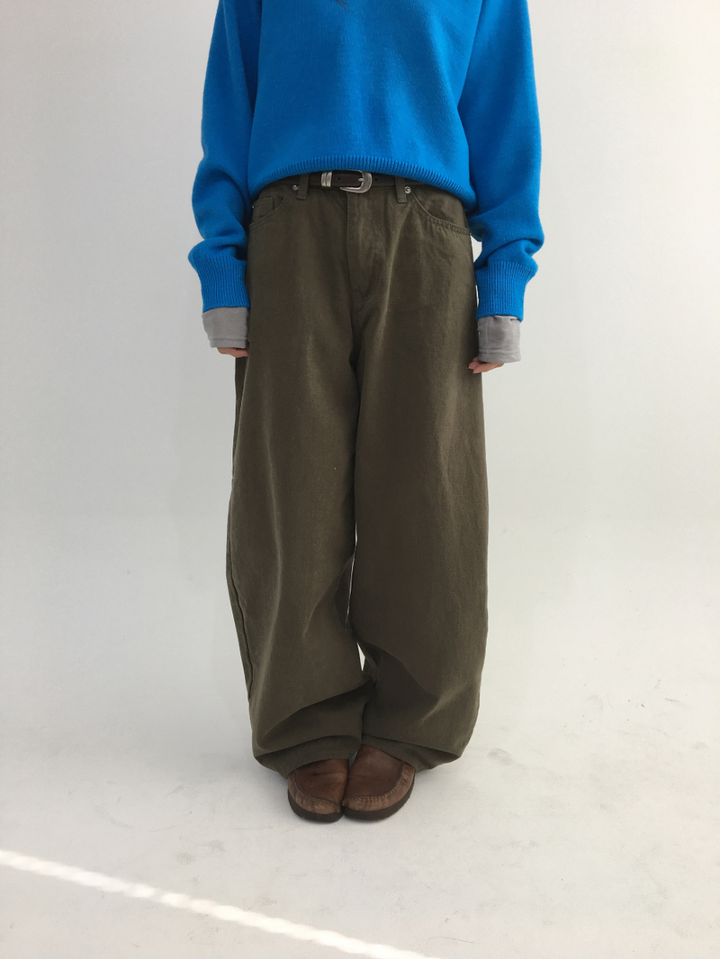 DUGGY(ダギー)の「クライム ブラッシュド ワイド パンツ (3color)(パンツ)」