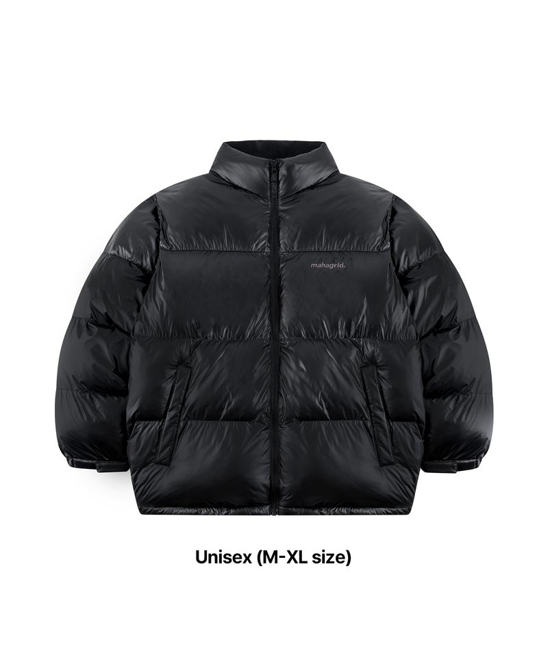 BASIC WARM BALL PADDING JACKET_GLOSSY BLACK