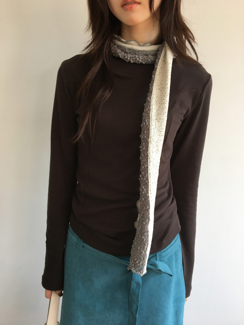 Witty Slim Hooded Long Sleeve (3color)
