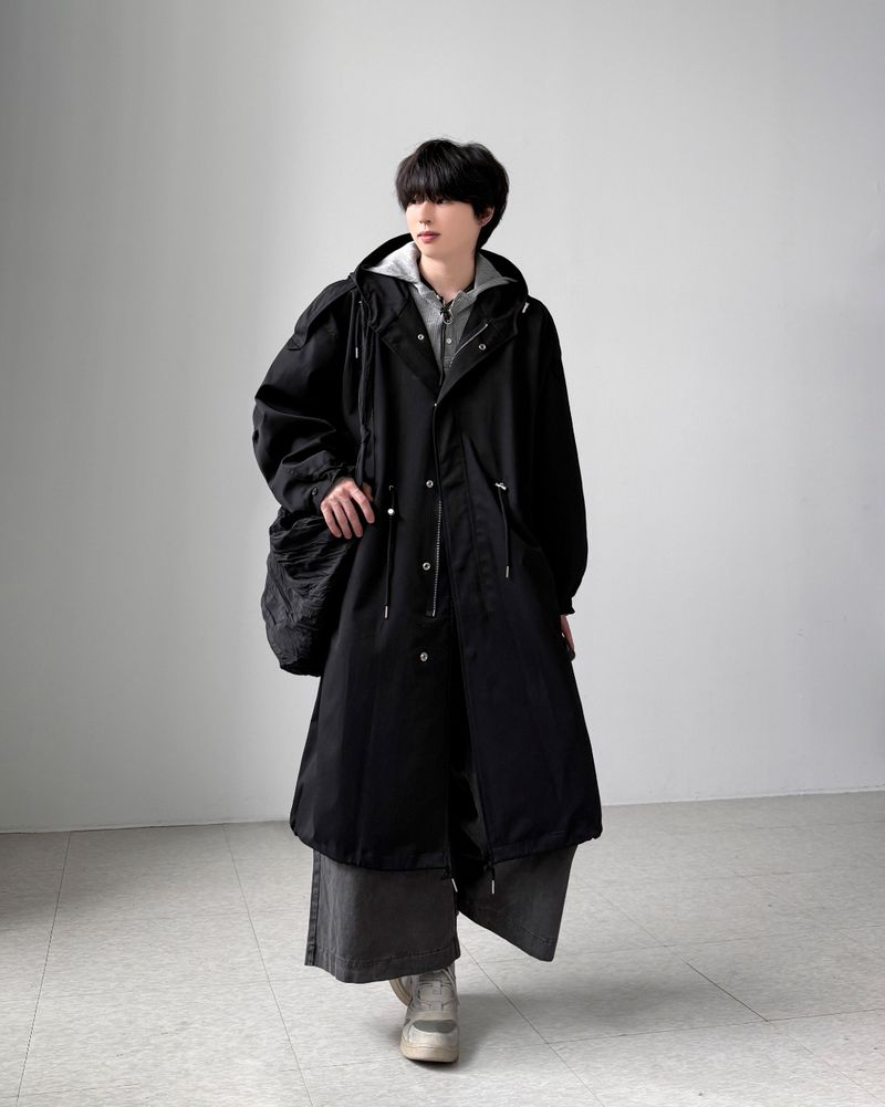 YOURNUS（ユアナス）の「Edion Maxi Hooded Coat（Jackets/Outerwear）」