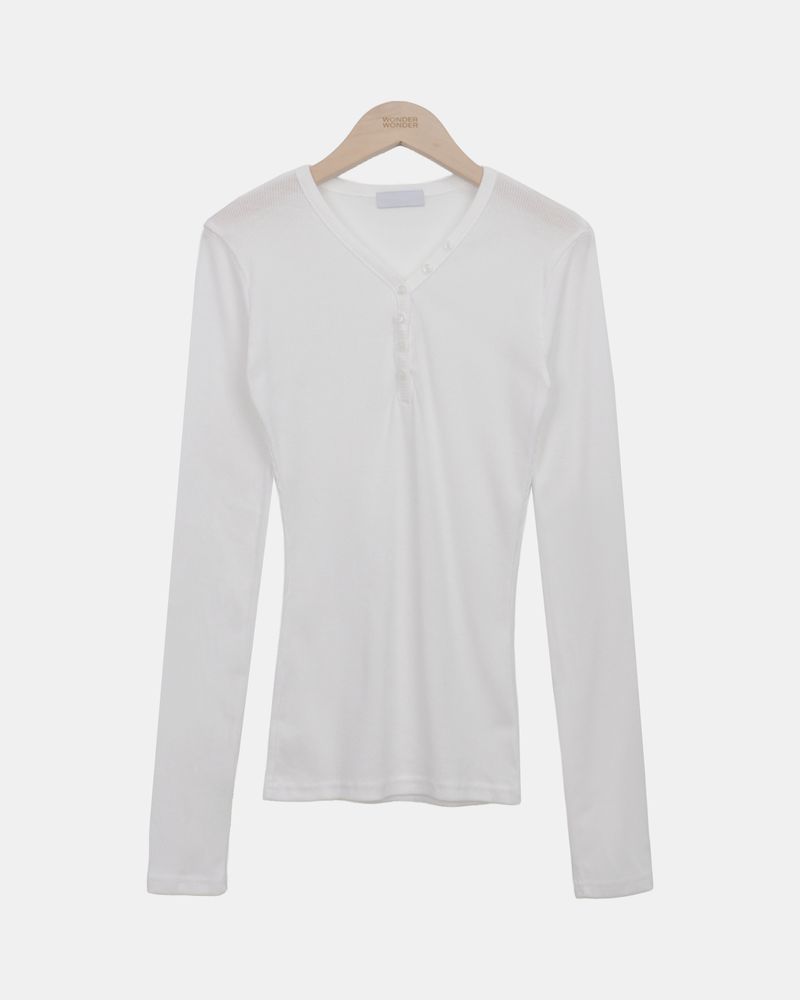 Rohan Button V-Neck Long-Sleeve T-Shirt
