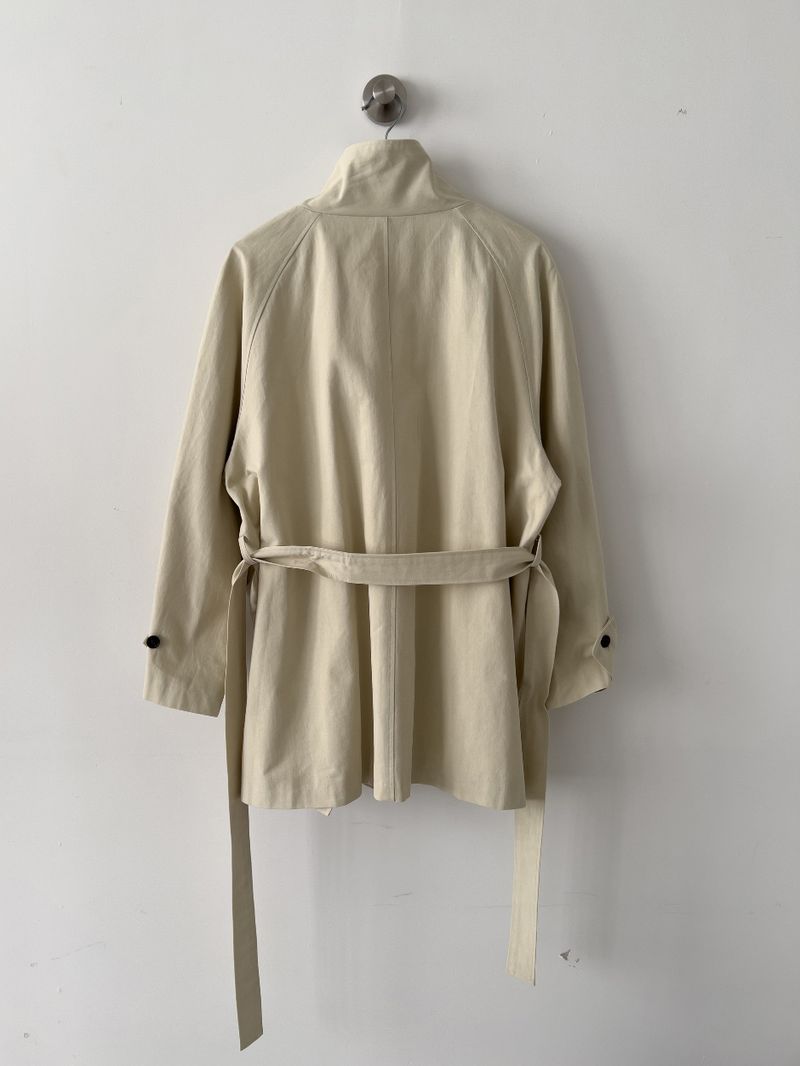 Poppy Belted Half Trench Coat