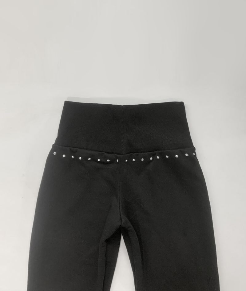 333 y2k cubic training bootcut pants (Black)