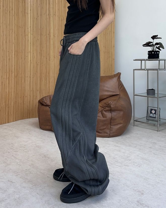 Ciel Washed Cutout Track Pants