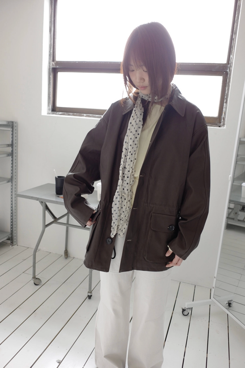 fake leather jacket (2c)