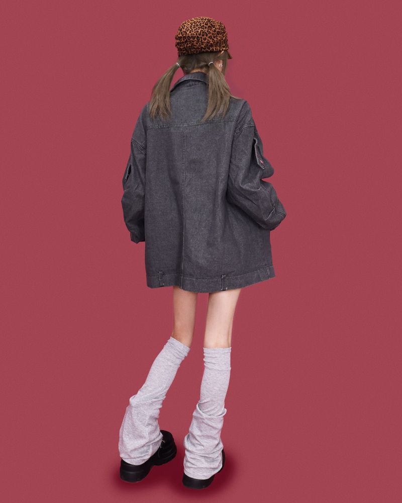 Ooki washing box denim jacket